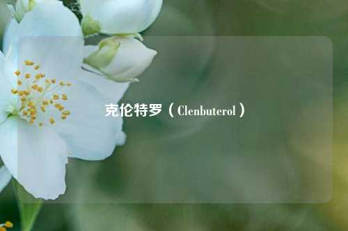 克伦特罗（Clenbuterol）